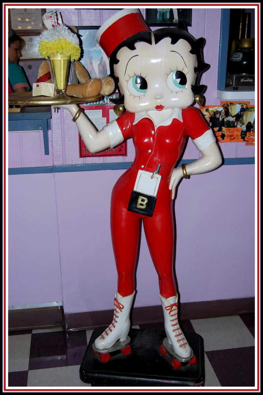Betty Boop chez Peggy Sue - Barstow - Californie