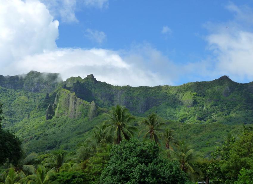 Les crtes de Moorea