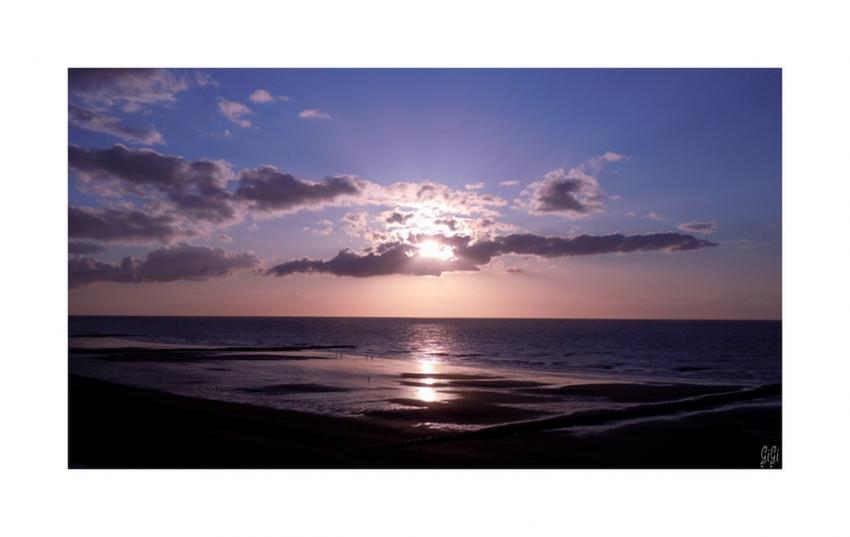 Mer au crpuscule.