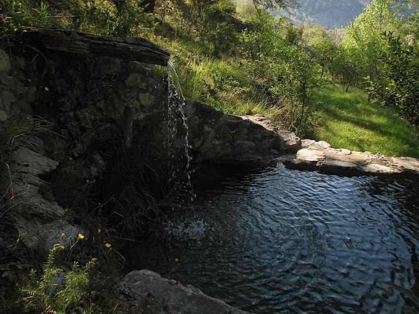 source capte dans le haut Toulourenc 