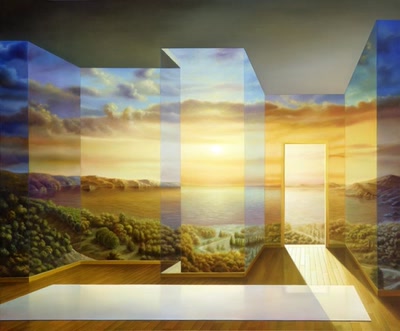 Œuvre de pintor: contemplation