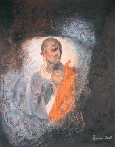 Œuvre de leasoo: Masaï