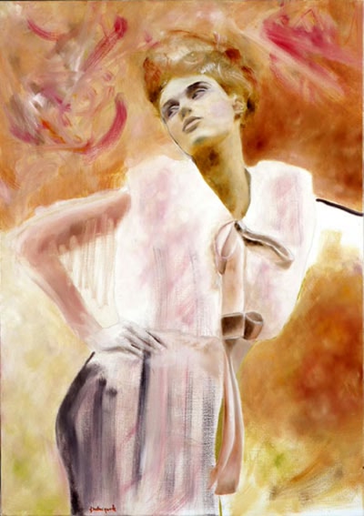 Œuvre de frederiqueK: autoportrair