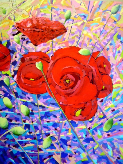 Œuvre de Gaetup: Les Coquelicots 1