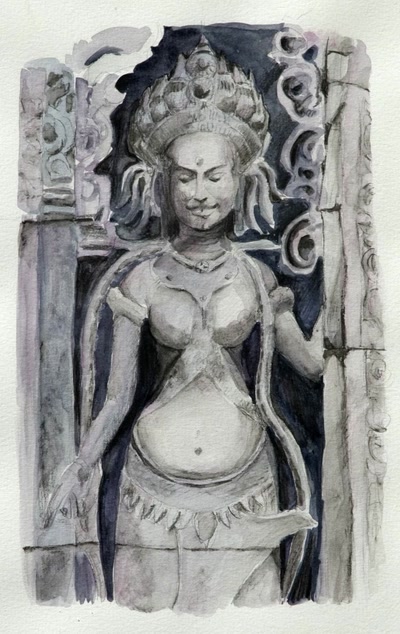Résultat de recherche: sculpture apsara