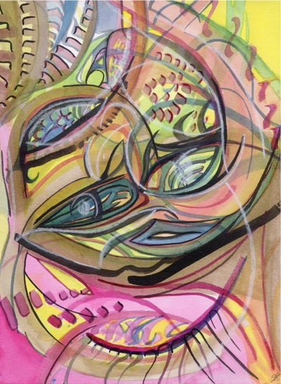 Œuvre de elisabeth34: couleurs d'afrique