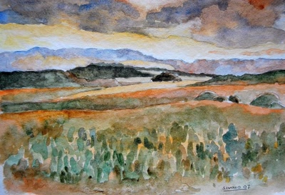 Résultat de recherche: prairie au coucher de soleil