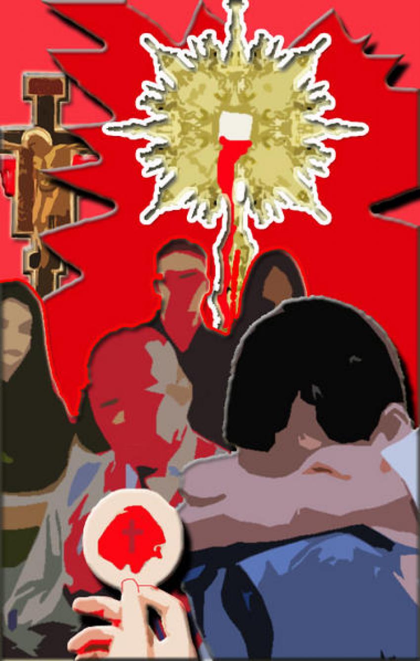 Le sacrifice de toute l'église, tableu de la série