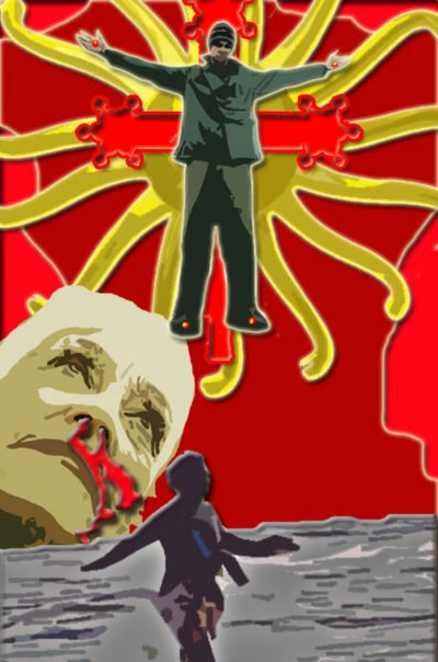 Œuvre de mijaelx: Apparition, tableau de la série grands formats int