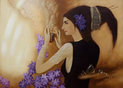 Œuvre de Melnykov: Humeur violette