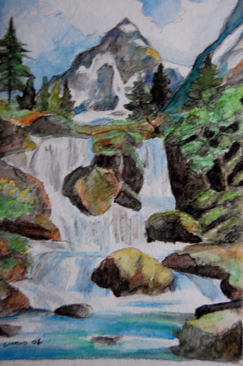 chute d'eau vers néouvielle