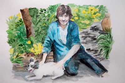 vieille dame et son chien