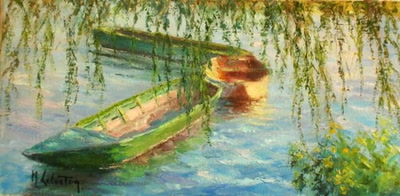 Œuvre de LEBRETON: Au fil de l'eau