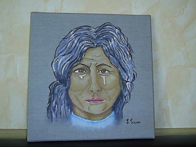 Œuvre de pomme: Les pleurs