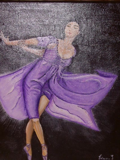 Œuvre de pomme: La ballerine