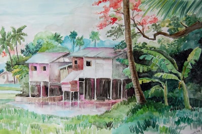 Résultat de recherche: paysage typique du cambodge