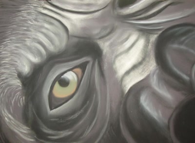 Œuvre de Gabrielli di Benzone Sylv: Regard de gorille