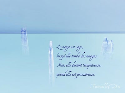 Résultat de recherche: La Neige