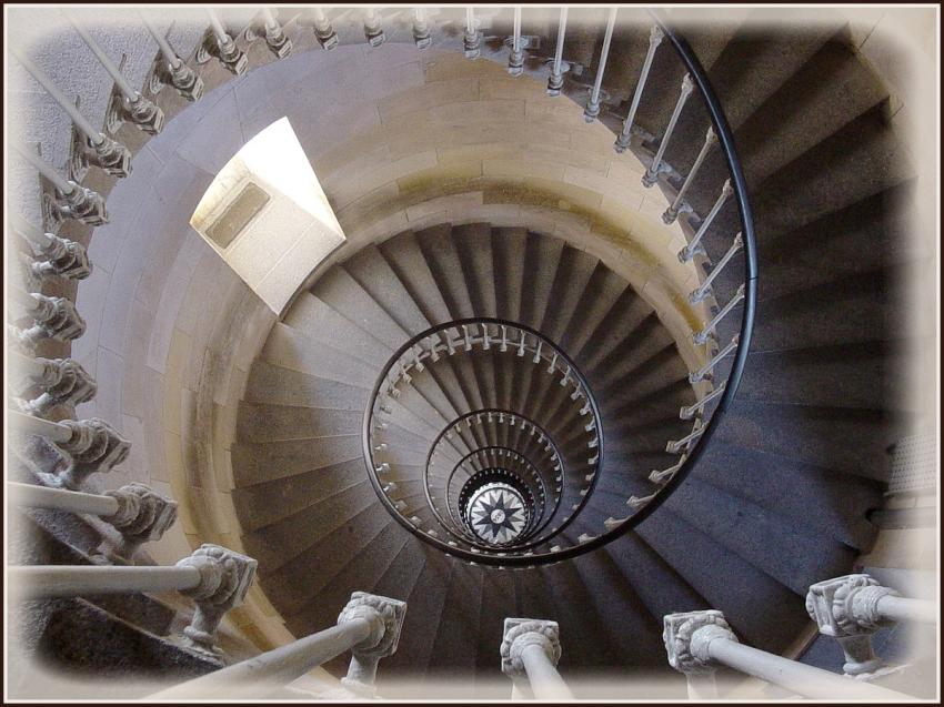 Phare de Baleines - Escalier colimaçon