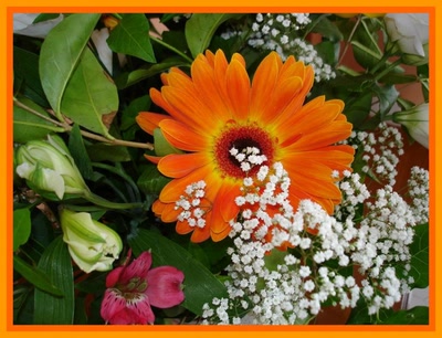 Œuvre de miette: Bouquet