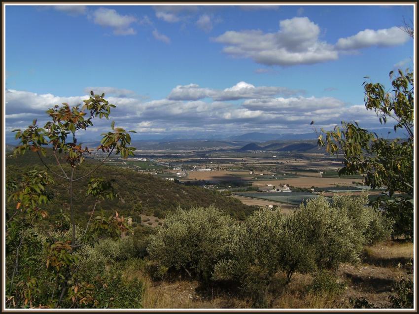 Le Lubéron vu du Mont d'Or à Manosque