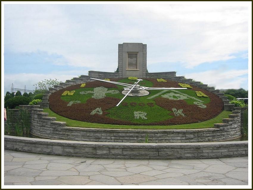 Horloge végétale prés de Toronto