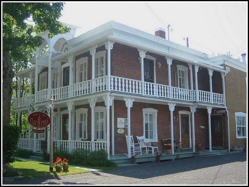 Maison typique à Baie St-Paul (Québec)