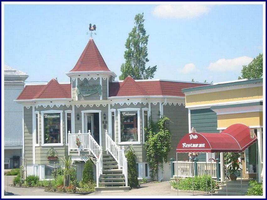 Maison typique à Baie St-Paul (Québec)