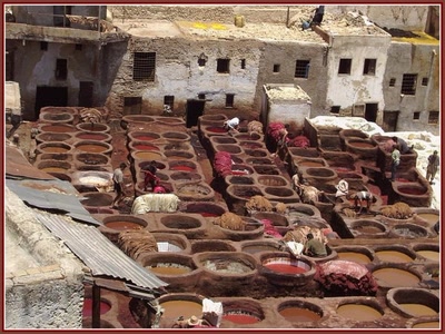 Résultat de recherche: Les Tanneurs de Fés (Maroc)