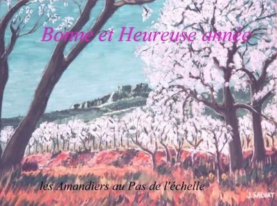 LES amandiers  au Pas de l'Echelle