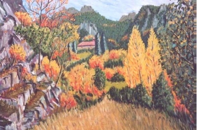 Clairière au Canigou