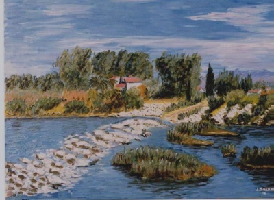 Œuvre de J.SALVAT: Barrage à St Martin