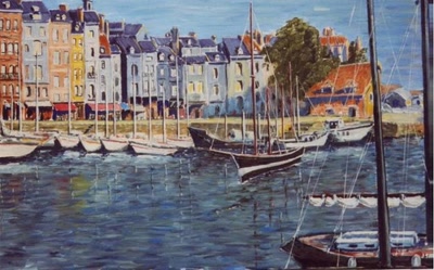 Œuvre de J.SALVAT: Honfleur