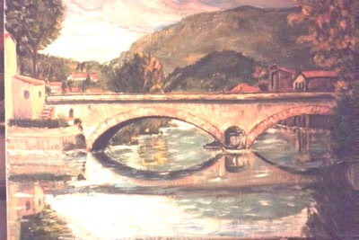 le pont neuf à Quillan