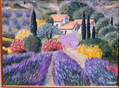 Œuvre de J.SALVAT: Belle Provence