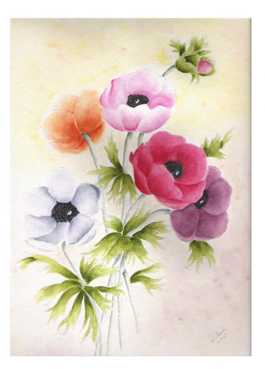 bouquet d'anémones