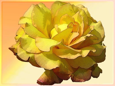 Œuvre de Alle: Rose jaune