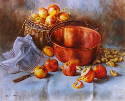 Résultat de recherche: Cuivre aux pommes, peinture sur toile 0,81 x 0,65