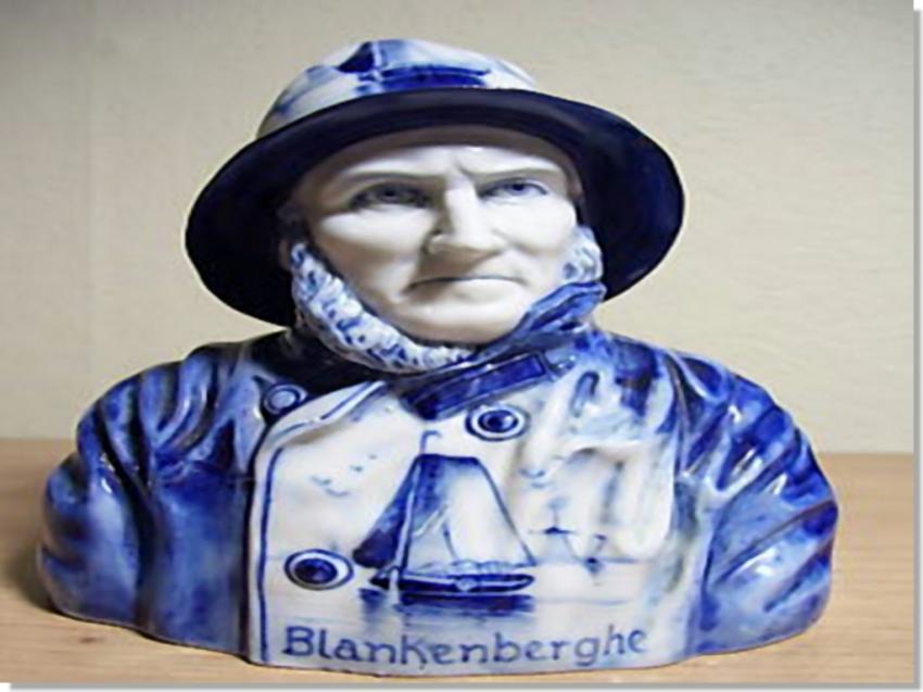 en delft (provenance de la côte belge)