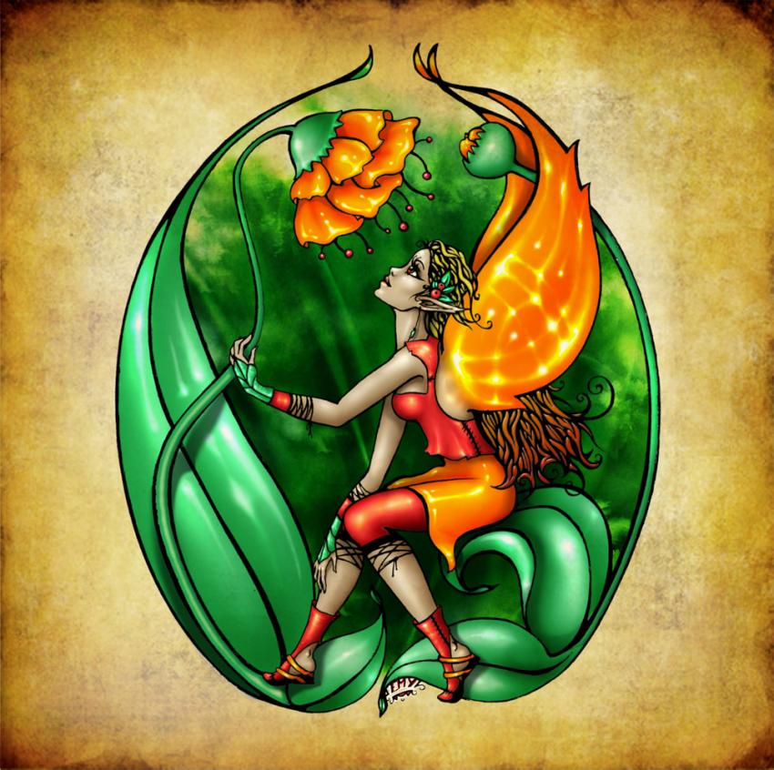 La fée se maquille ^^