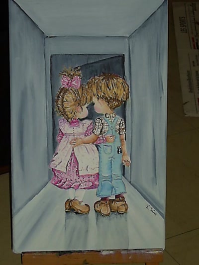 Œuvre de pomme: Elle & Lui