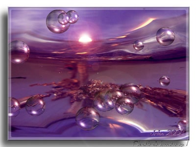 Œuvre de JIDEE: "Planète de lumière".