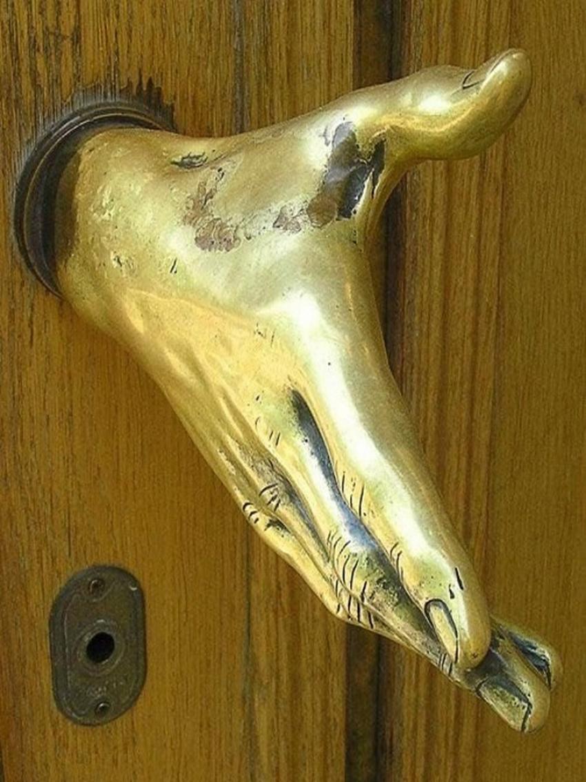 une bonne poignée de porte