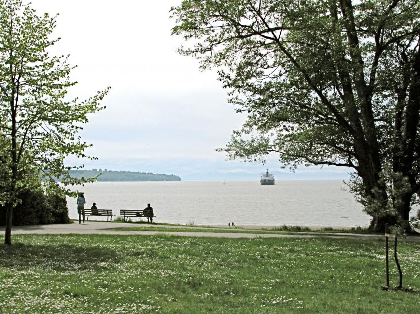 Au-dessus de la 3ème plage au Stanley Parc Vancouv