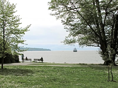 Au-dessus de la 3ème plage au Stanley Parc Vancouv