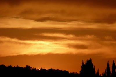 Résultat de recherche: Coucher de soleil sur la Clape