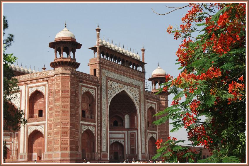 Entrée du Taj-Mahal
