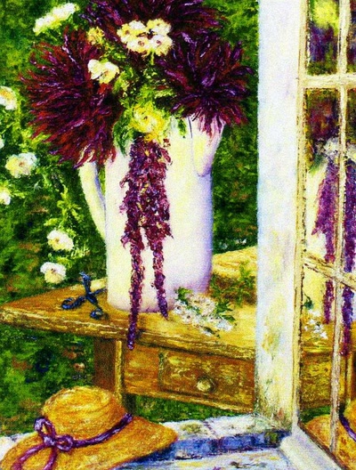 Résultat de recherche: nature morte au chapeau de paille