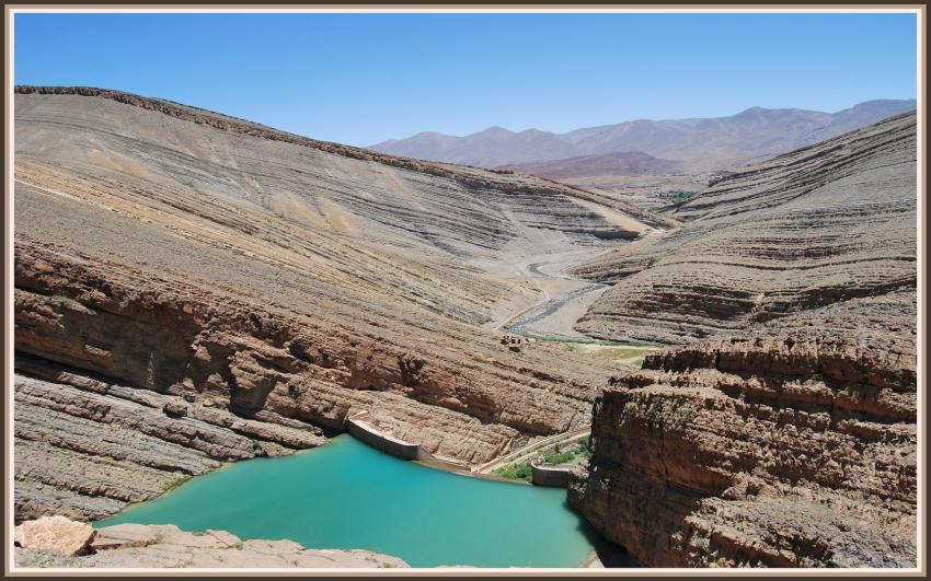 Paysage sur la route d'Oussikis