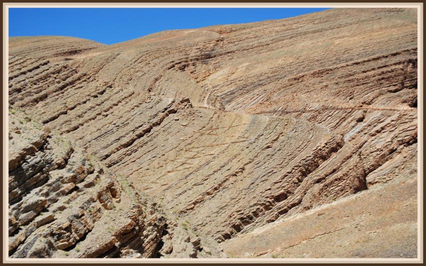 Paysage sur la route d'Oussikis